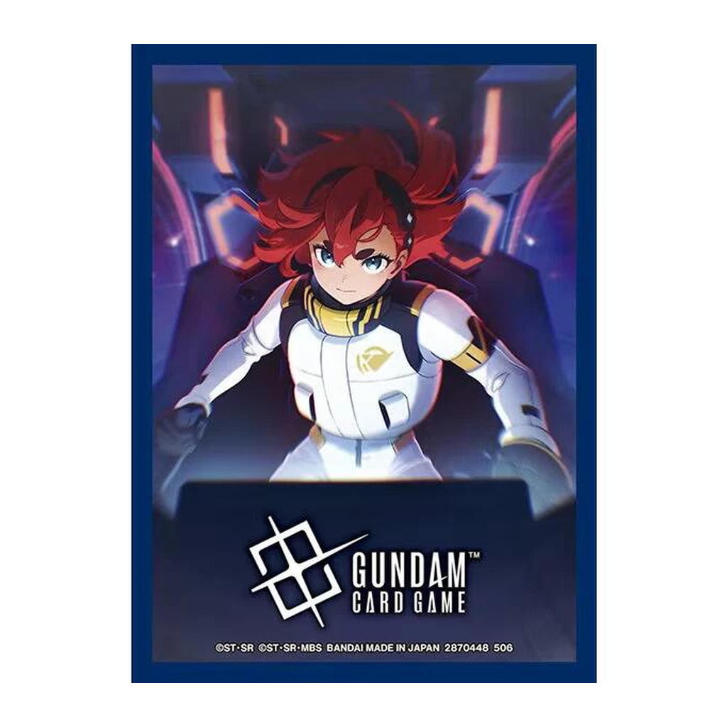 Gundam Card Game - 70 sleeves PC02 - Suletta Mercury — illustration individuelle du modèle